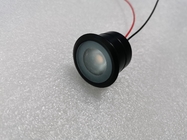 Lumière sous-marine matérielle noire de Houing IP68 de lumière de tache de la finition LED 1W 316 d'acier inoxydable