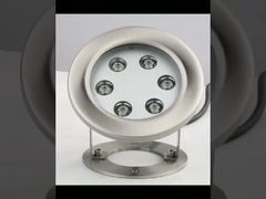 Boîtier en acier inoxydable de forme ronde sous-marine Montage en surface de lumière de bassin à LED 3W