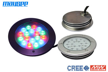 6x1W Professional / 6x3W LED Cree Lumières sous-marines étang pour piscine
