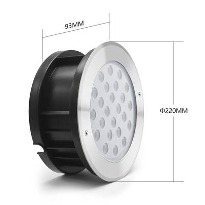 1.7KG LED éclairage de la piscine Offrant de l'énergie sur et hors DMX Dali télécommande Conçu pour l'éclairage de la piscine durable et flexible