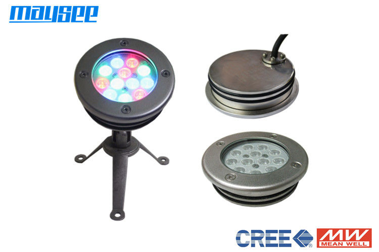 36W RVB extérieur encastré étang LED Lights, LED lumière changeante de couleur