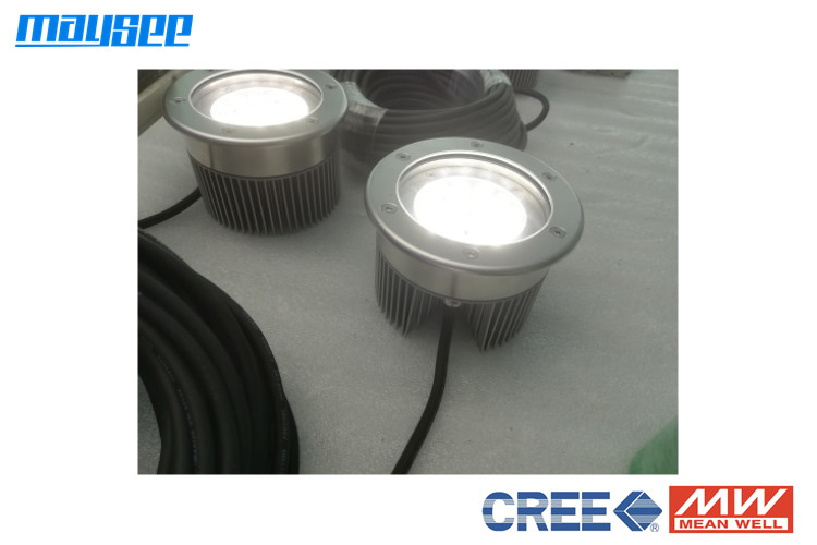 316 lumière d'inondation de la lumière LED de dock de l'acier inoxydable LED anticorrosion avec le radiateur