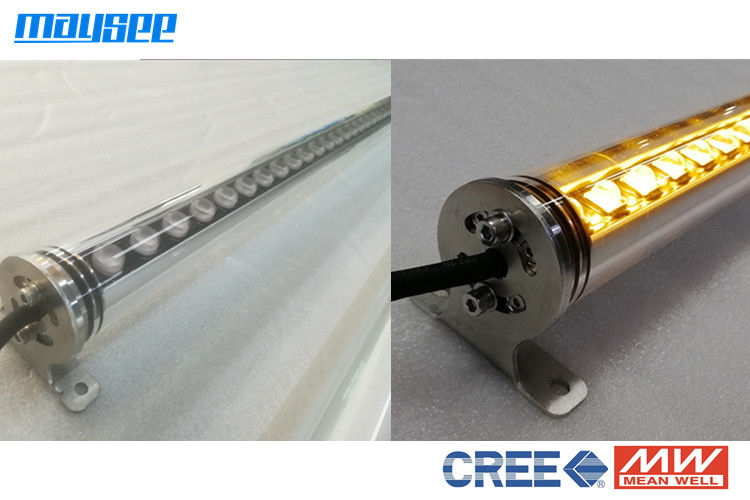 Barre de tube LED étanche RGB LED Lumière linéaire Travail sous-marin Matériau en acier inoxydable 316
